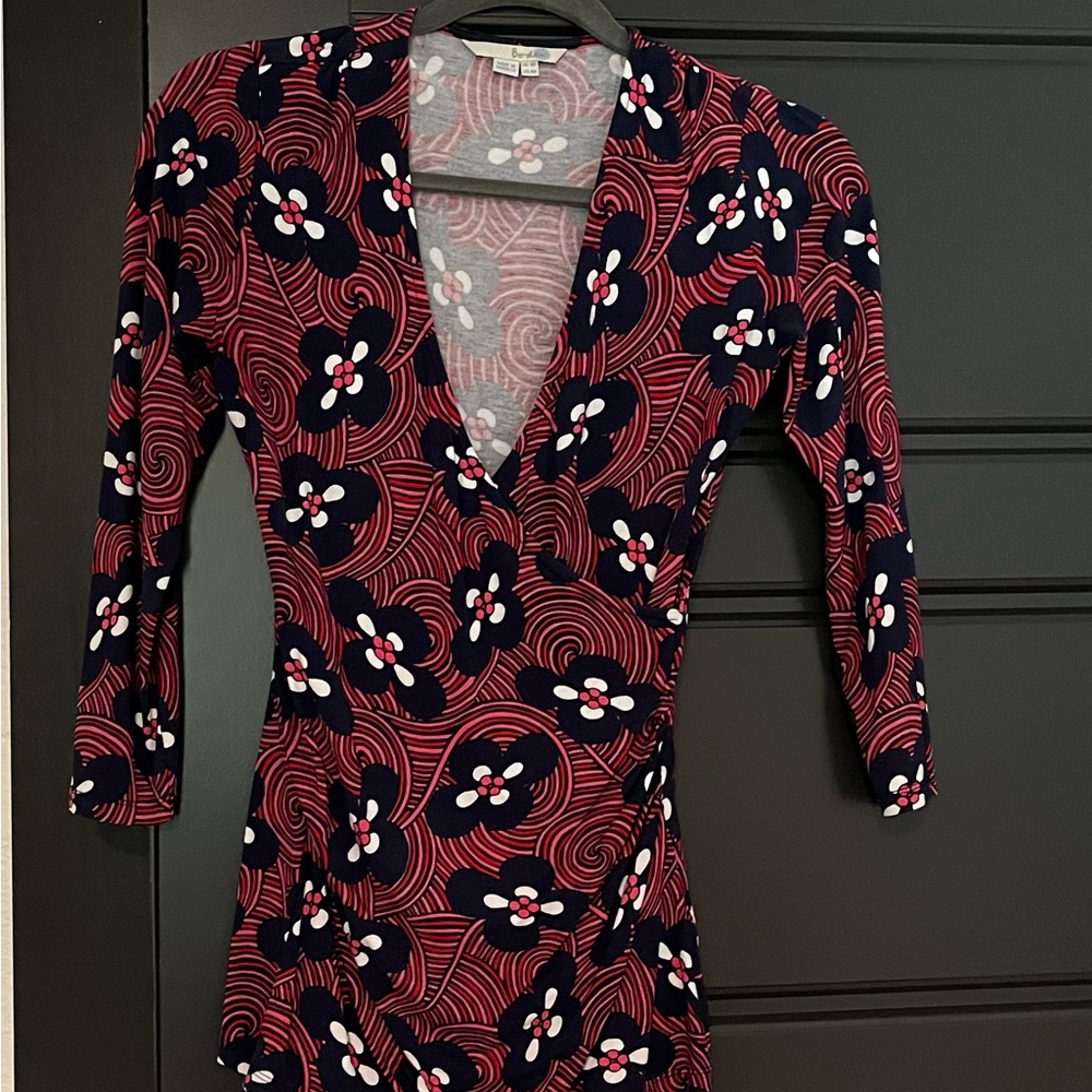 Boden - 3/4 sleeve surplice top